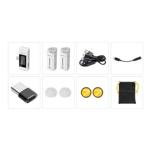 Беспроводной нагрудный микрофон 7ryms Rimomic Pro LN White