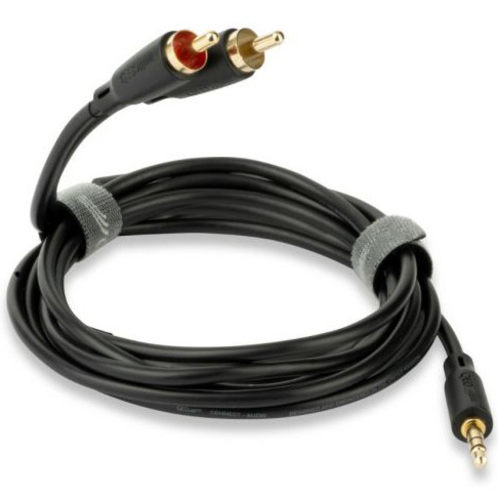 Кабель аудио 1xMini Jack - 2xRCA QED (QE8111) Connect J2P 0.75m