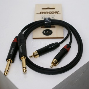 Кабель аудио 2xJack - 2xRCA Shnoor RCA2JM 3.0m