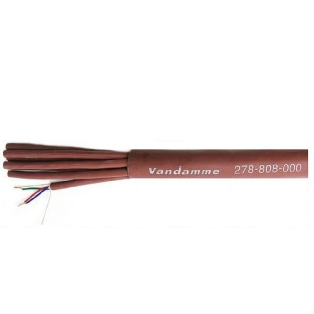 Кабель Мультикор Van Damme 268-816-000 Brown Series 16 way quad multicore