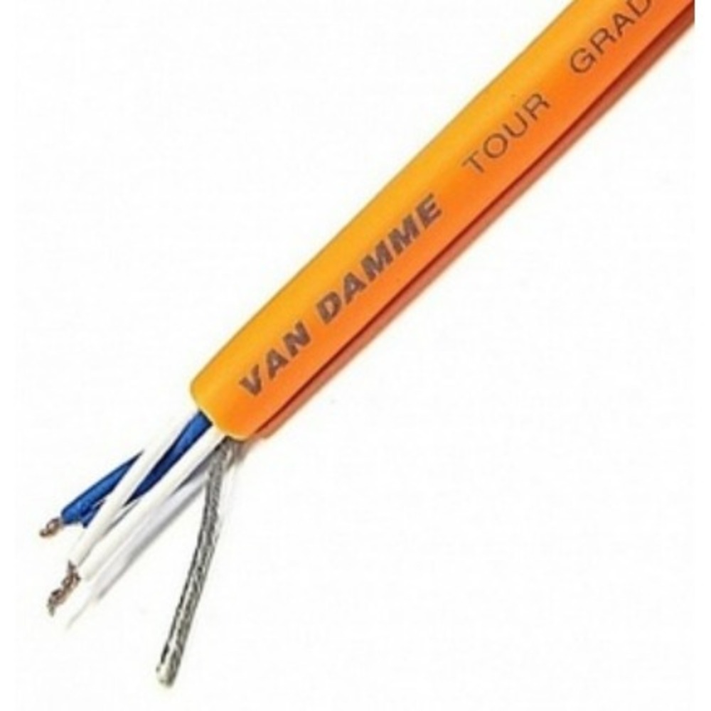 Аудио кабель Van Damme 268-050-030 Tour Grade Classic XKE starquad bright orange