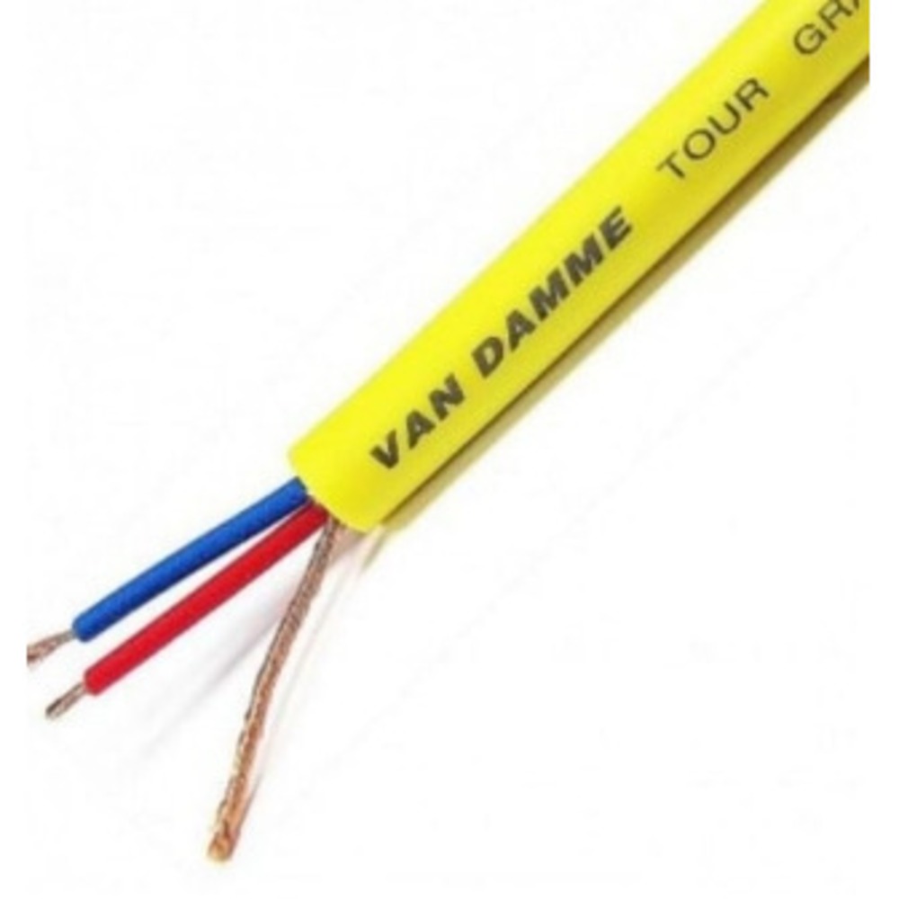 Микрофонный кабель Van Damme 268-025-040 Tour Grade Classic XKE microphone sulphur yellow
