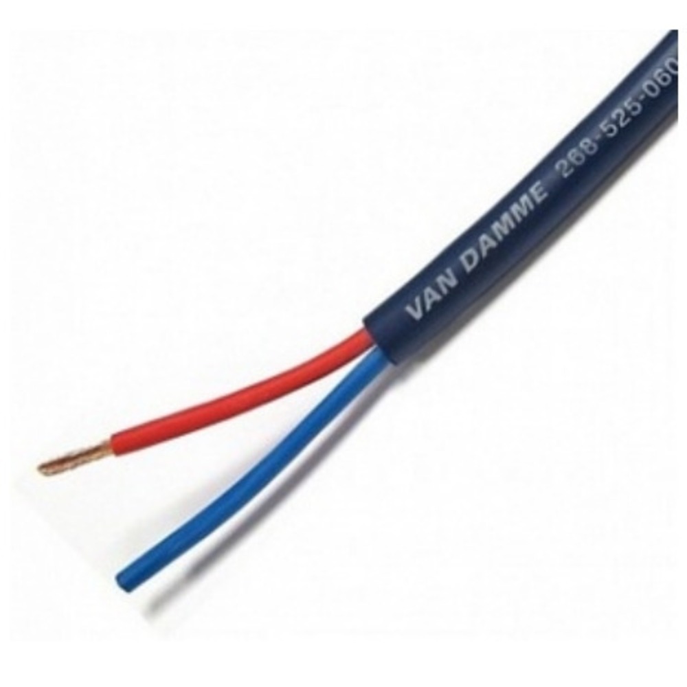 Акустический кабель Van Damme 268-525-060 Blue Series Studio Grade 2 x 2.50 mm2
