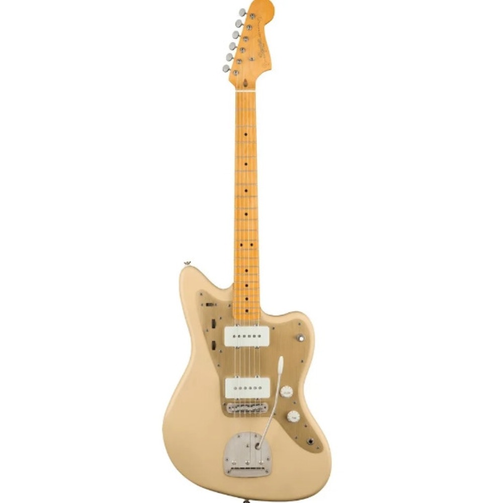 Электрогитара Fender SQUIER 40th ANN Jazzmaster MN Aged Hardware Satin Desert Sand