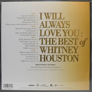Пластинка LP Whitney Houston I Will Always Love You: The Best Of Whitney Houston