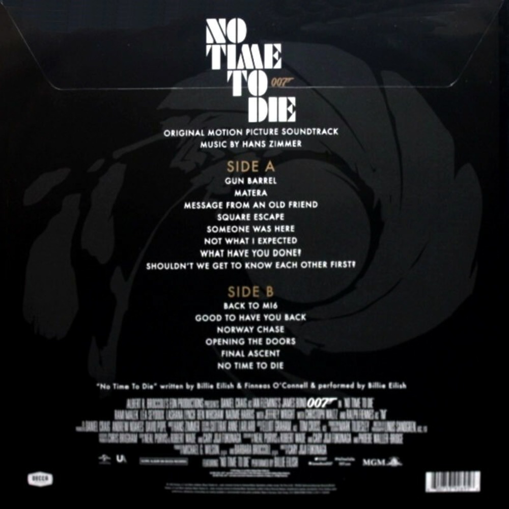 Пластинка LP Hans Zimmer / No Time To Die (Picture Disc)