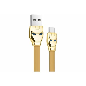 Кабель USB 3.1 Тип C - USB 2.0 Тип A hoco 6957531049487 U14, золотой 1.2m