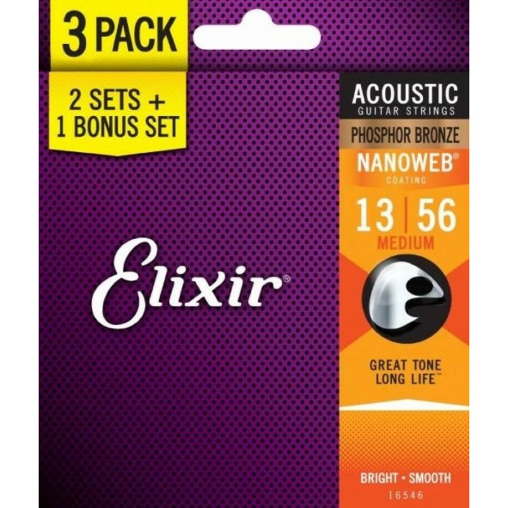 Струны для акустической гитары Elixir 16546