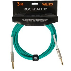 Кабель аудио 1xJack - 1xJack Rockdale Wild D3 3.0m