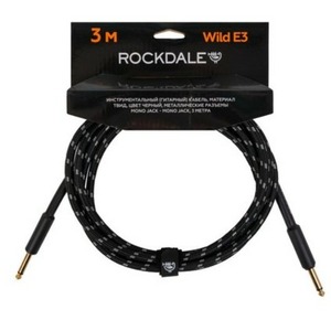 Кабель аудио 1xJack - 1xJack Rockdale Wild E3 3.0m