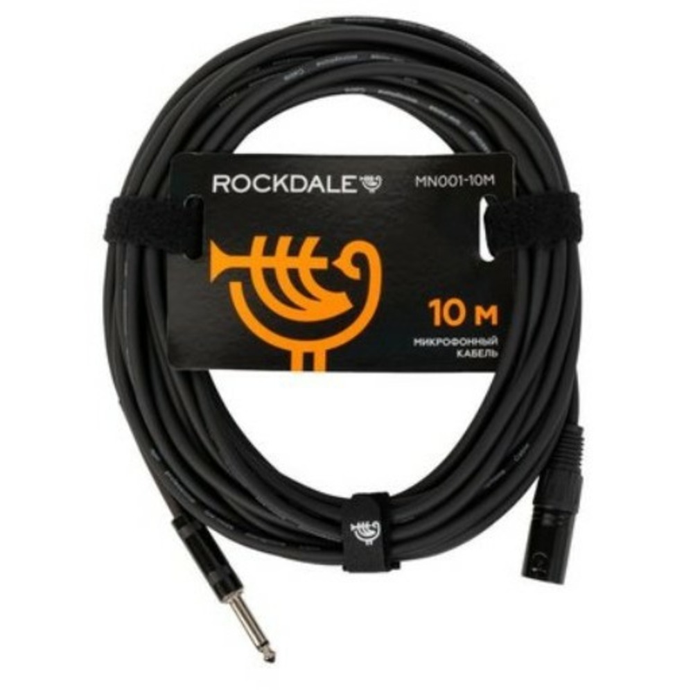 Кабель аудио 1xJack - 1xXLR Rockdale MN001-10M 10.0m