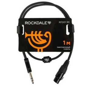 Кабель аудио 1xJack - 1xXLR Rockdale XF001-1M 1.0m