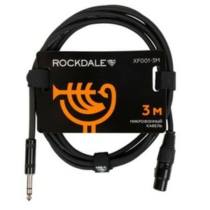 Кабель аудио 1xJack - 1xXLR Rockdale XF001-3M 3.0m