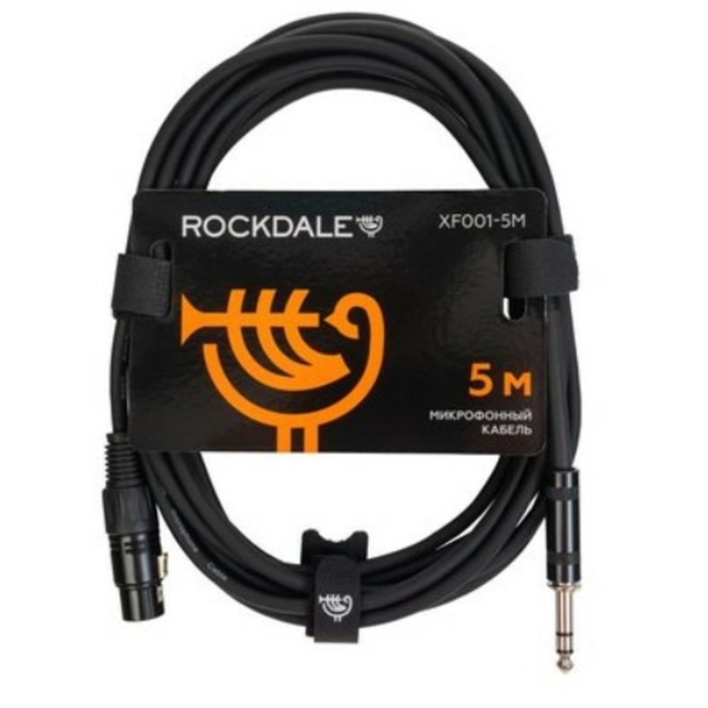 Кабель аудио 1xJack - 1xXLR Rockdale XF001-5M 5.0m