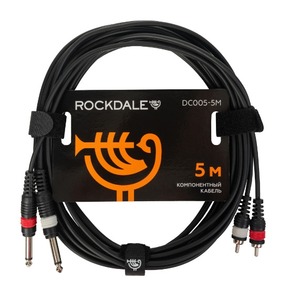 Кабель аудио 2xJack - 2xRCA Rockdale DC005-5M 5.0m
