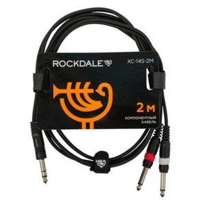 Кабель аудио 1xJack - 2xJack Rockdale XC-14S-2M 2.0m