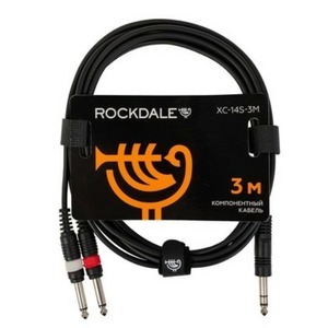 Кабель аудио 1xJack - 2xJack Rockdale XC-14S-3M 3.0m