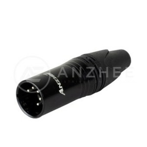 Разъем XLR (Папа) Anzhee XLR-5-M Black