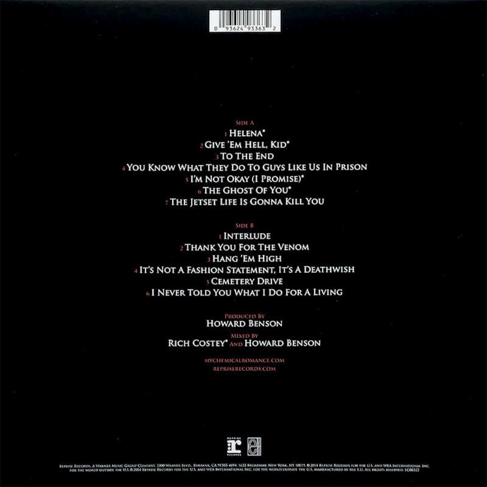 Пластинка LP My Chemical Romance / Three Cheers For Sweet Revenge