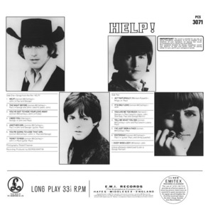 Пластинка LP The Beatles Help!