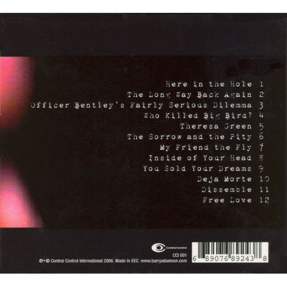 Пластинка LP Barry Adamson / Stranger On The Sofa (Coloured)
