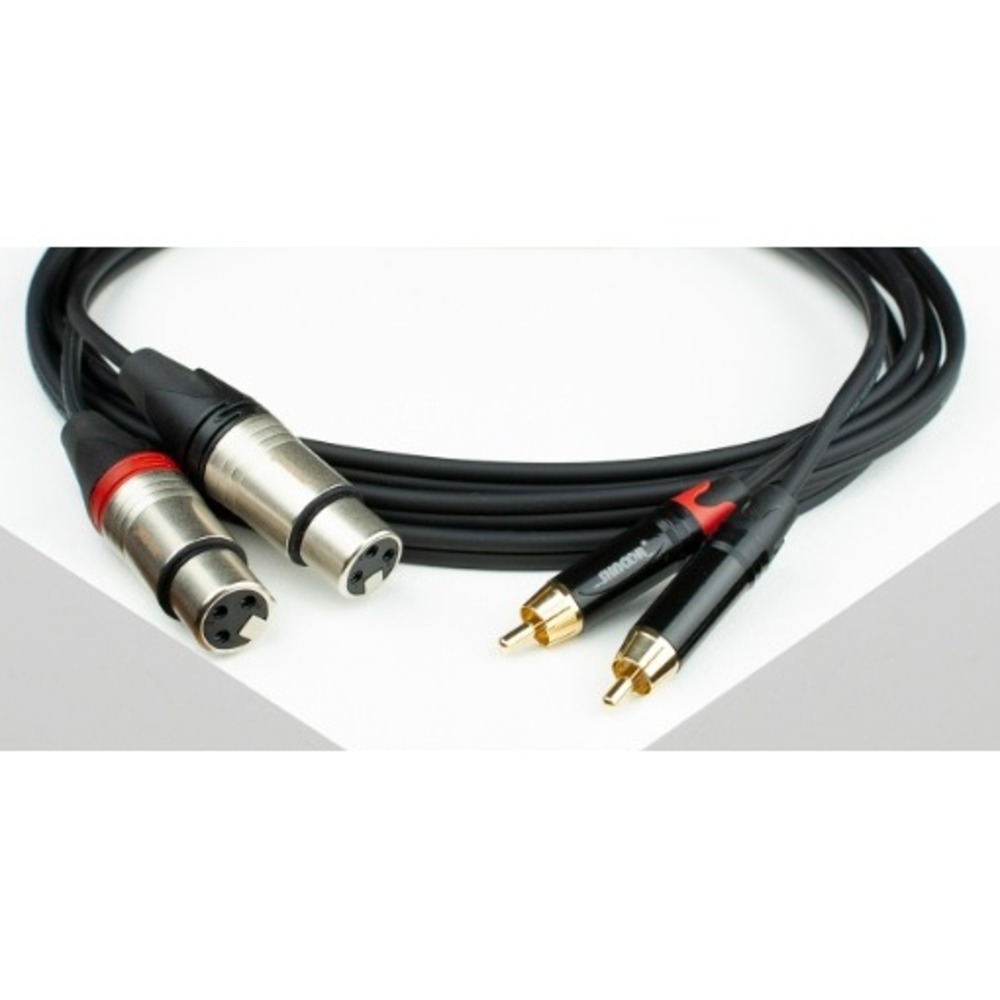 Кабель аудио 2xRCA - 2xXLR Shnoor RCA2XF 1.0m