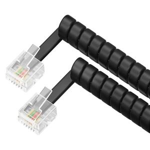 Кабель телефонный патч-корд Greenconnect GCR-TP6P4C-TW 2.0m