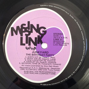 Пластинка LP Birthday Party / Junkyard