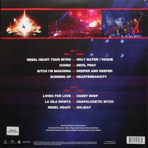 Пластинка LP Madonna / Rebel Heart Tour (Coloured)