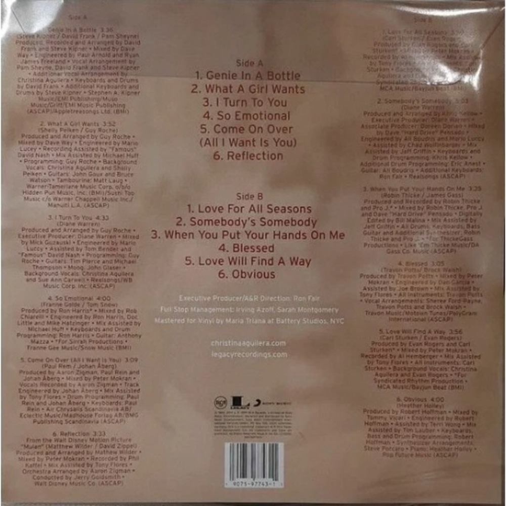 Пластинка LP Christina Aguilera / Christina Aguilera (Limited Edition, Picture Disc)