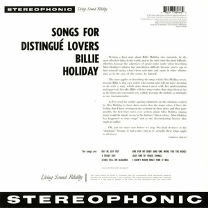 Пластинка LP Billie Holiday / Songs For Distingu Lovers