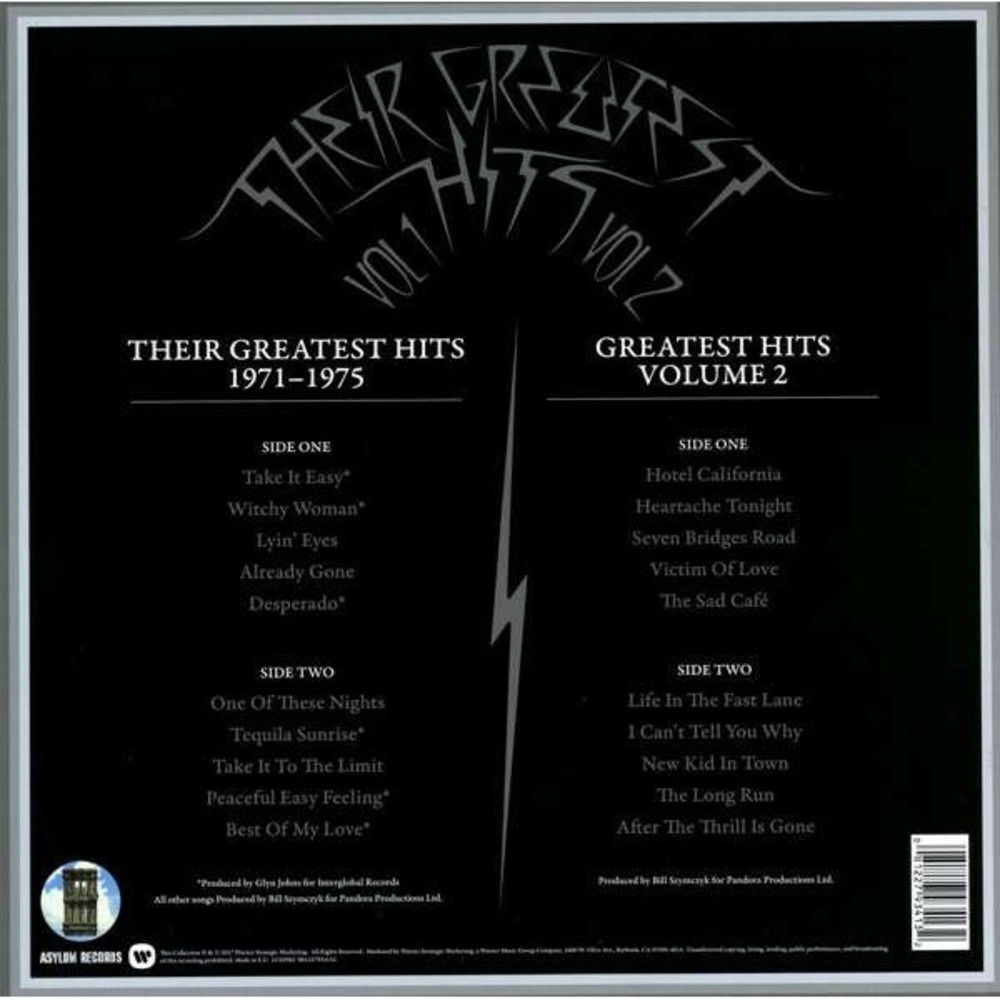 Пластинка LP Eagles / Their Greatest Hits 1 & 2