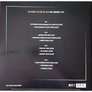Пластинка LP Sting / My Songs (Live)