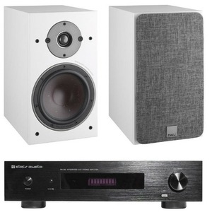 Комплект стерео системы Digis AUDIO MK-285 + DALI OBERON 3 белый