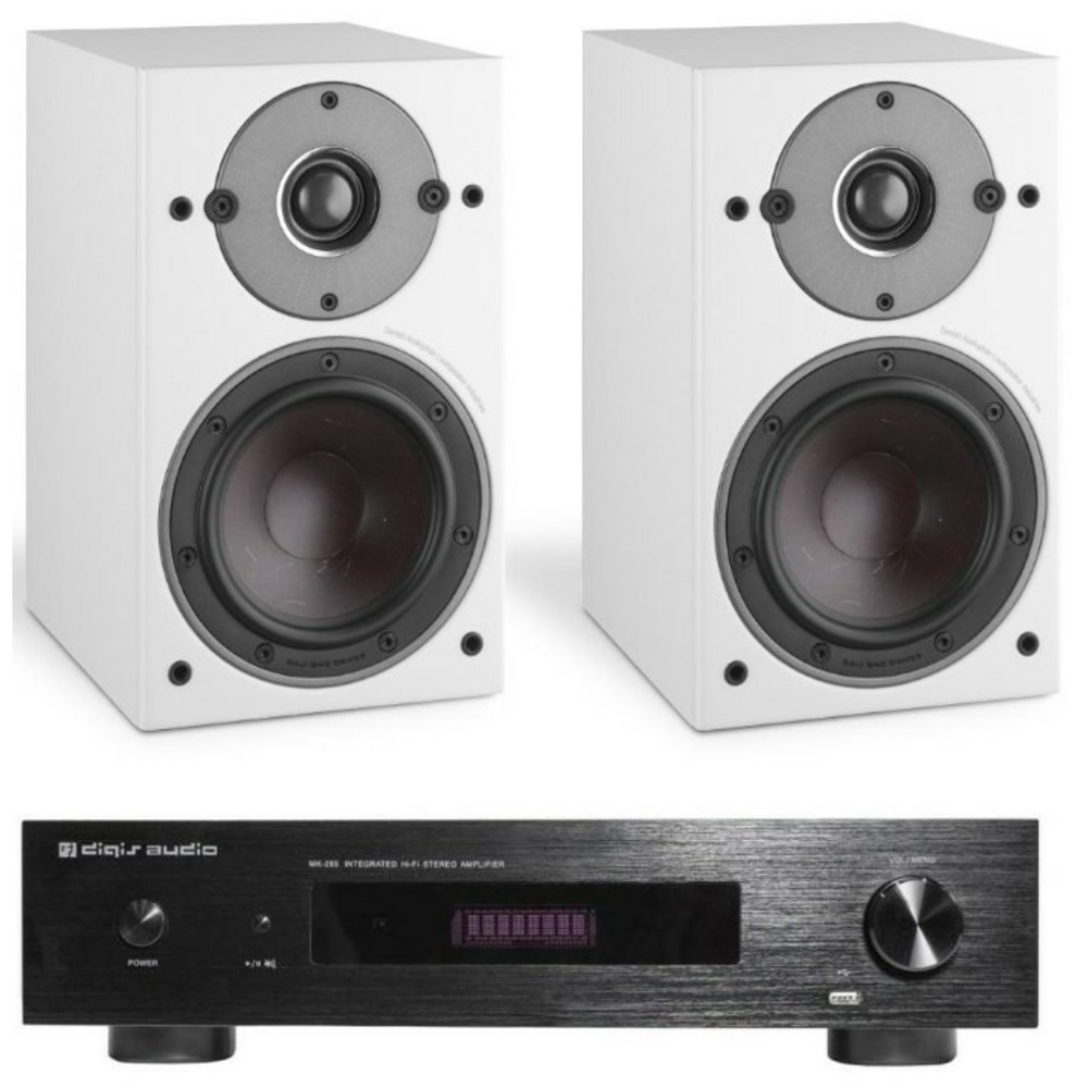 Комплект стерео системы Digis AUDIO MK-285 + DALI OBERON 1 Белый