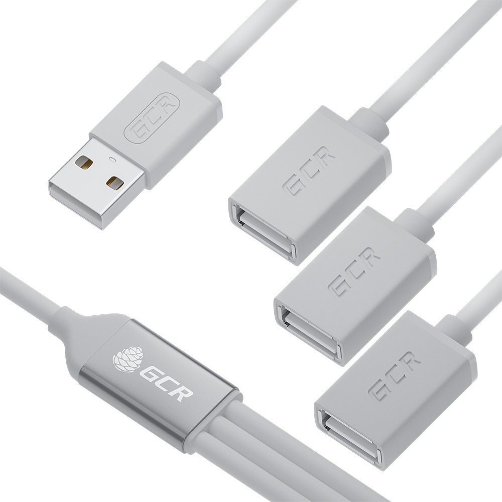 Хаб USB Greenconnect GCR-53354 0.35m