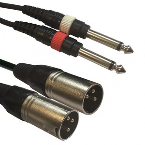 Кабель аудио 2xJack - 2xXLR American DJ AC-2XM-2J6M/5 5.0m