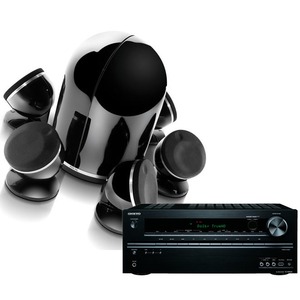 Домашний кинотеатр Onkyo TX-NR525 + Focal JMLab Dome 5.1 Pack Black