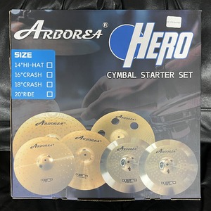 Копмлект тарелок для ударных Arborea HE14161820SET