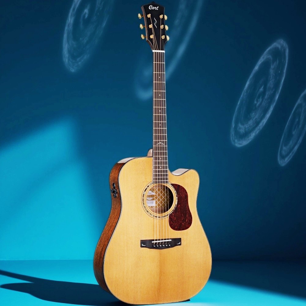 Электроакустическая гитара Cort Gold-DC6-WCASE-NAT