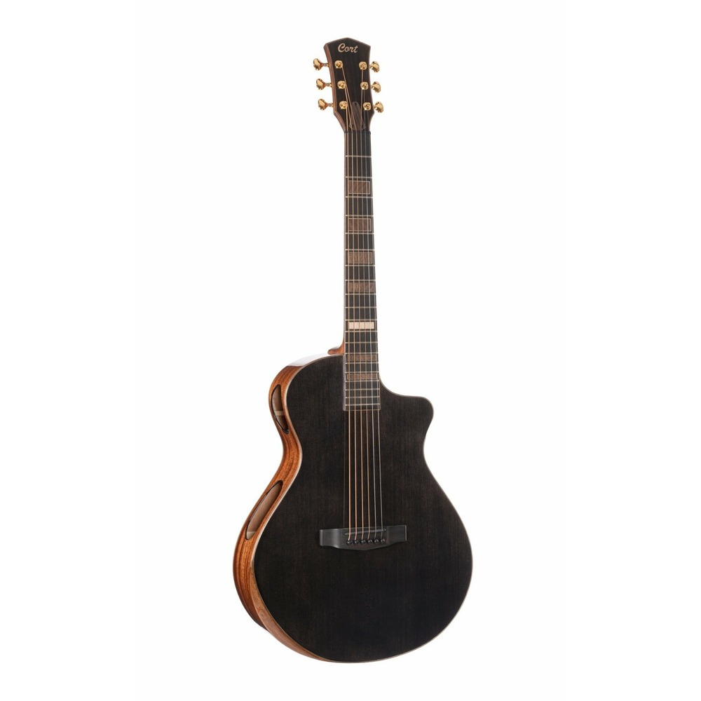 Электроакустическая гитара Cort Modern-Black-WCASE-TBK