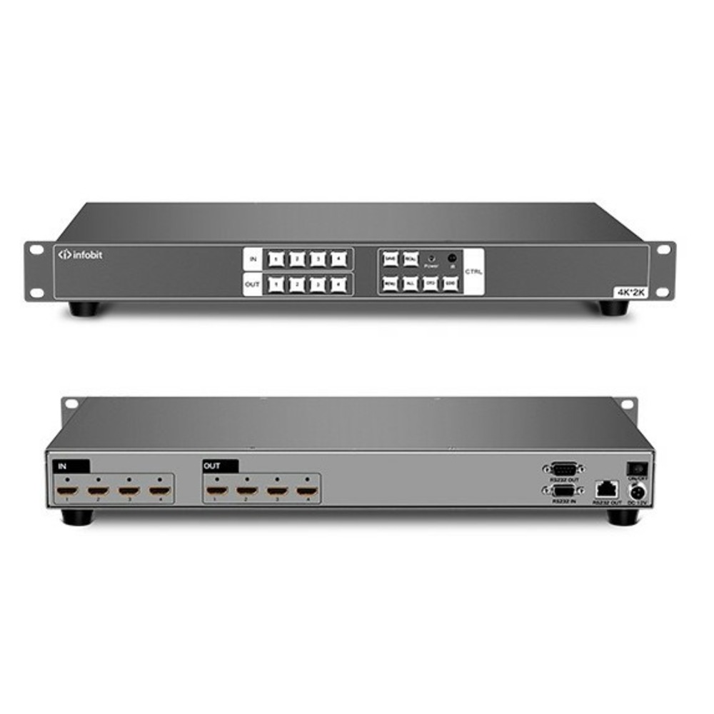 Матричный коммутатор HDMI Infobit iMatrix H44