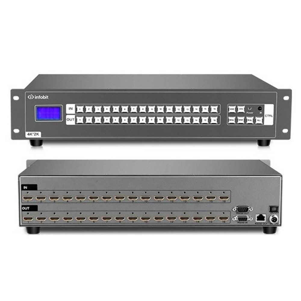 Матричный коммутатор HDMI Infobit iMatrix H1616