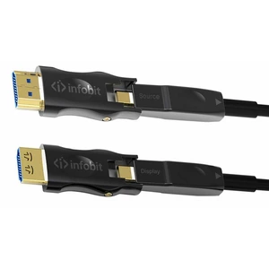 Кабель HDMI - HDMI оптоволоконные Infobit AOC-HDMI-DD70L 70.0m
