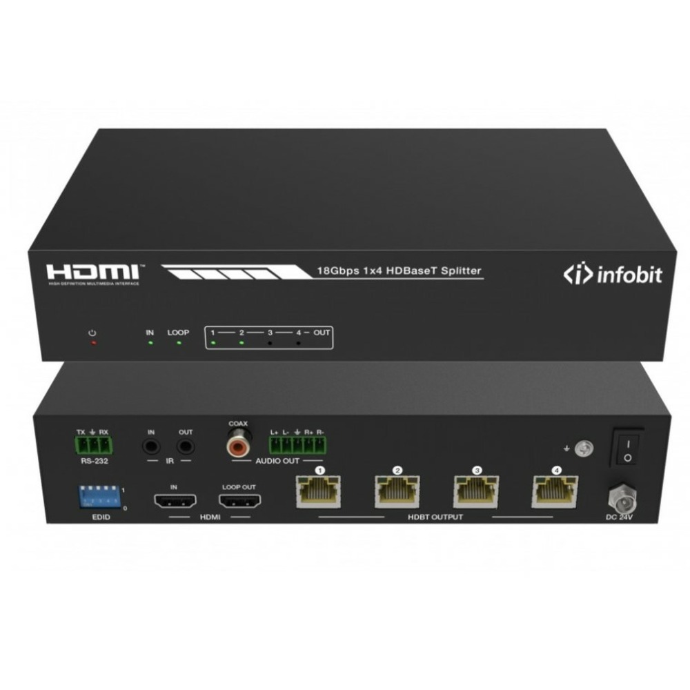 Усилитель-распределитель HDMI Infobit iSwitch 104H150