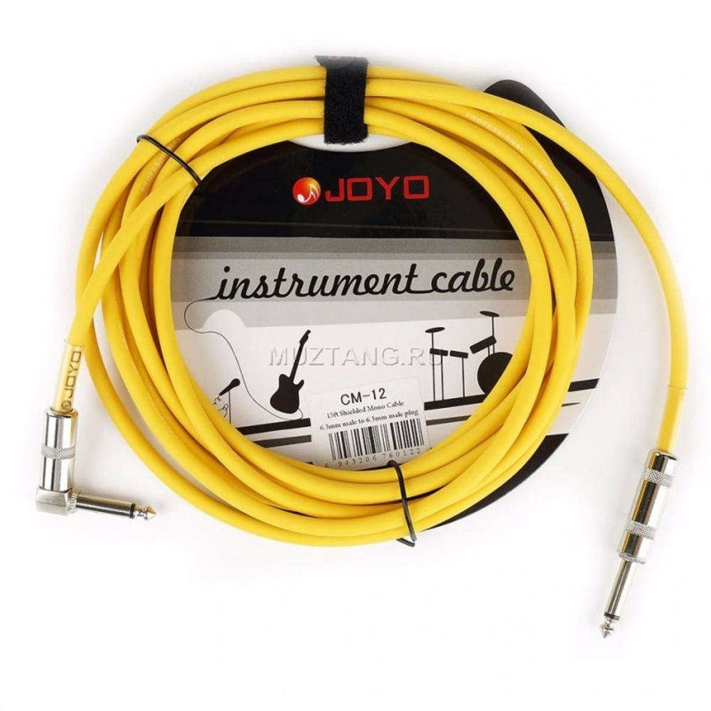 Кабель аудио 1xJack - 1xJack Joyo CM-12-YL 4.5m
