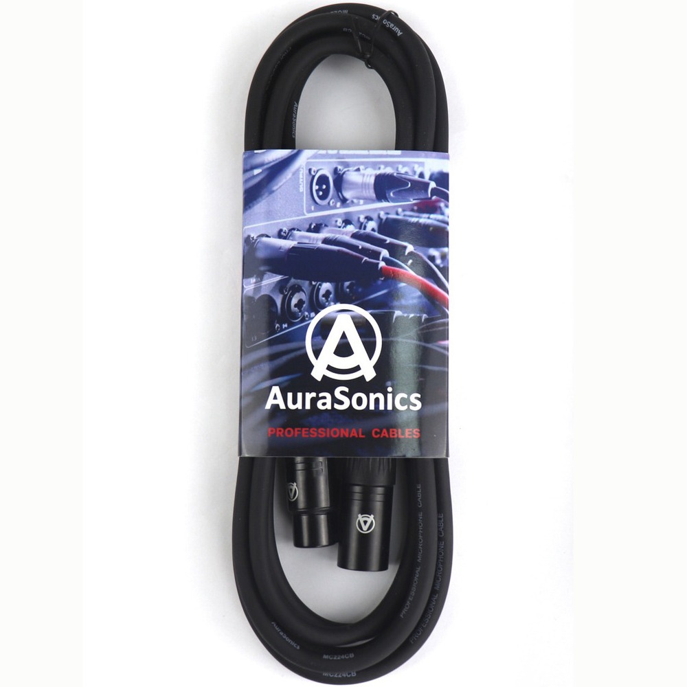 Кабель аудио 1xXLR - 1xXLR AuraSonics XMXF-5B 5.0m
