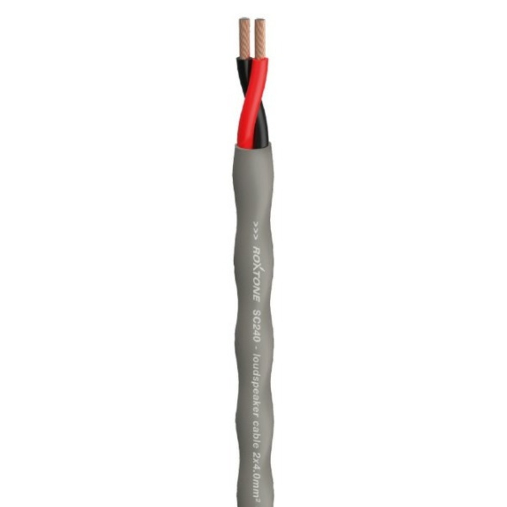 Кабель акустический на катушке Roxtone SC225L-LSZH/100 Grey 100.0m
