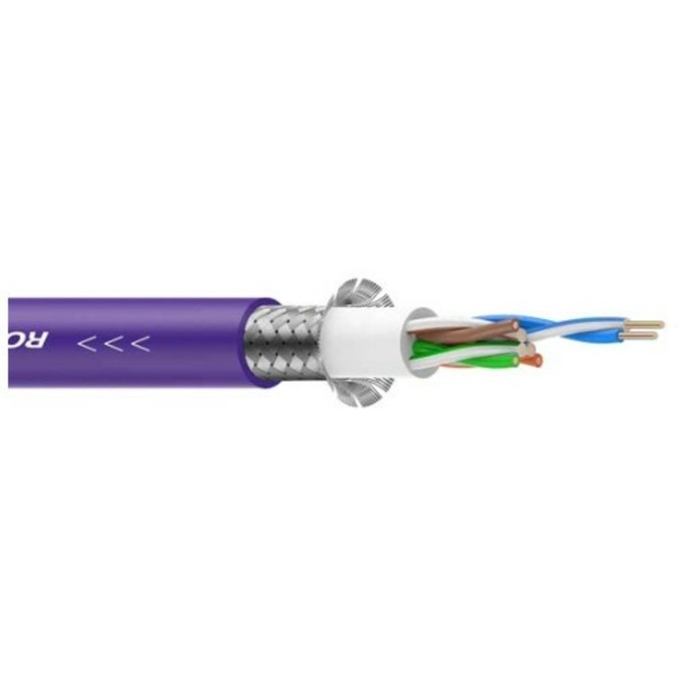 Кабель витая пара на катушке Roxtone CAT5SB/100 Purple 100.0m