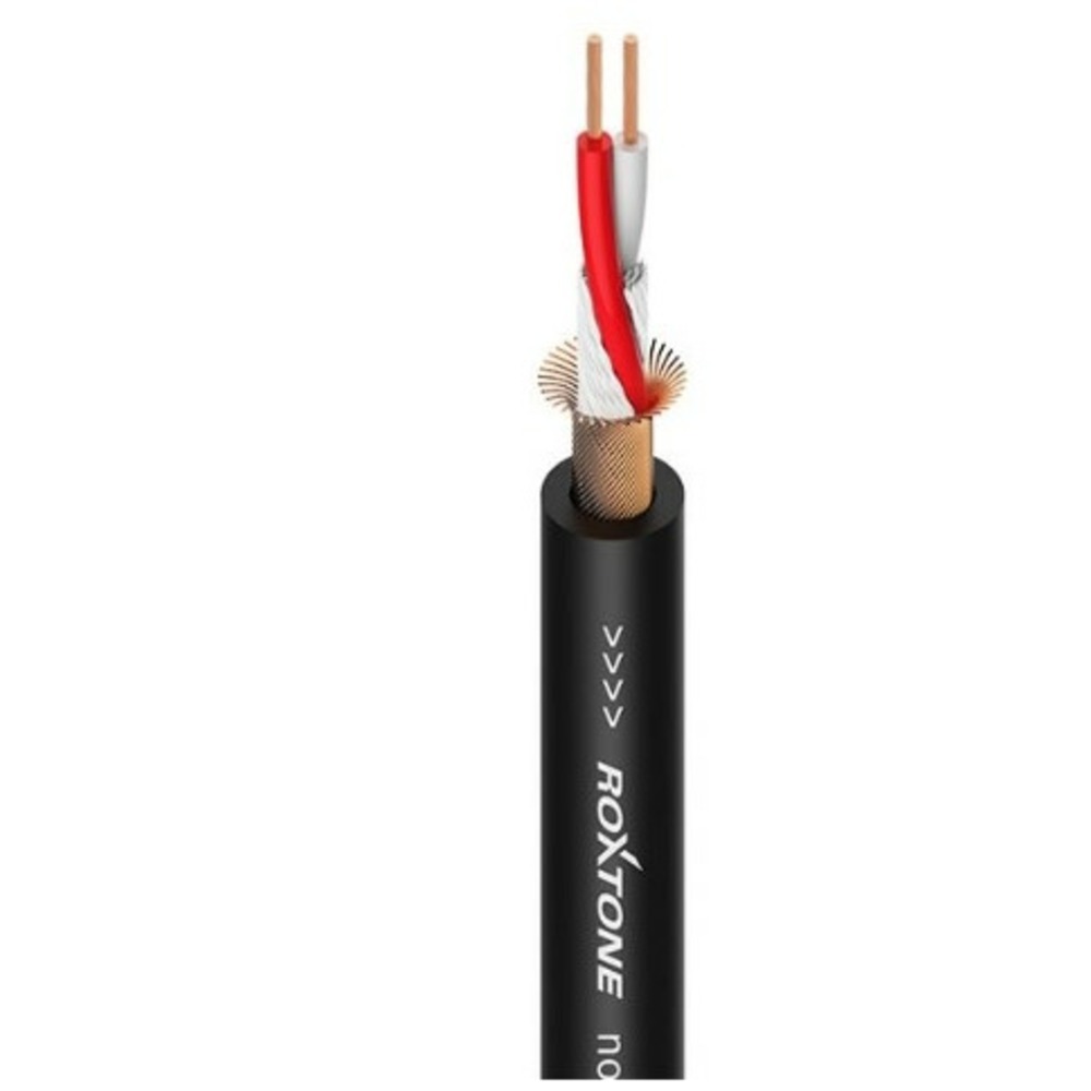 Кабель микрофонный на катушках Roxtone MC230/100 Black 100.0m